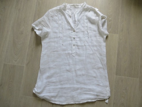Neuwertige leinen bluse - leinen, bluse,tunika