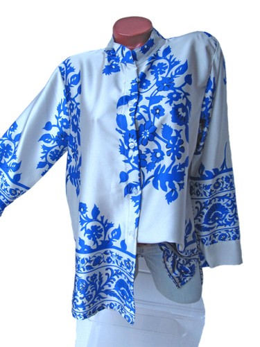 Glanz bluse tunika - tunika, florales