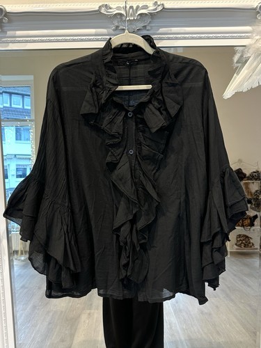 Italy damen bluse - damen, volants