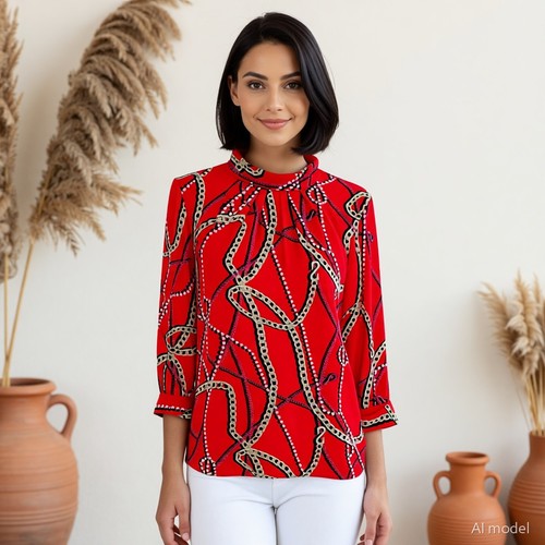 Retro glam tunika - tunika, bluse