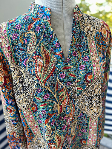 Bunte paisley bluse l - bunte,