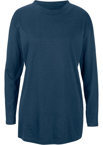 Langarm shirt mit stehkragen - mit,