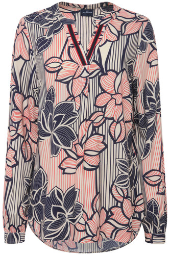 Laurasøn hemdbluse marine - s,