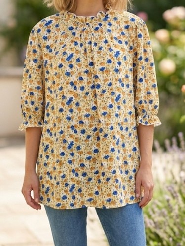 Neue damen bluse blumenmuster - damen,