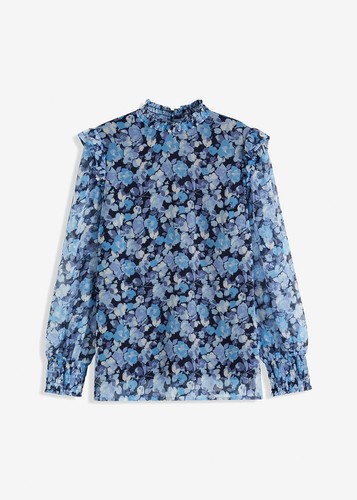Neu chiffonbluse mit - chiffonbluse,