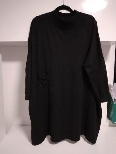 Damen tunika kleid schwarz - damen,
