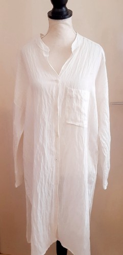 Zara weiße longbluse - zara,weiße,